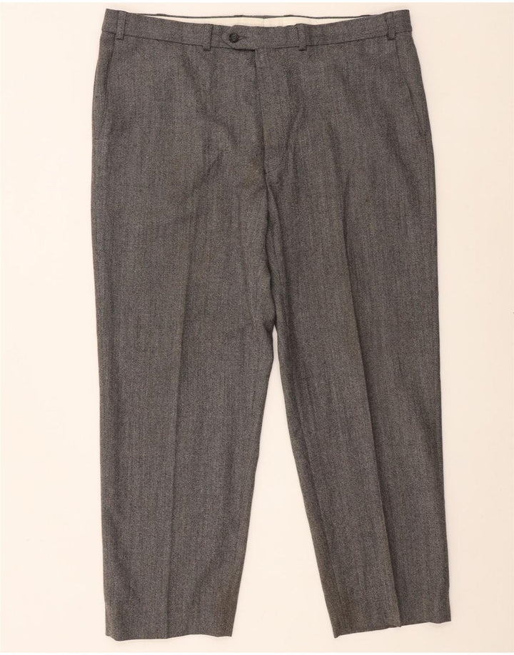 Marks & Spencer Herren St. Michael Gerade Anzughose W40 L29 Graue Wolle