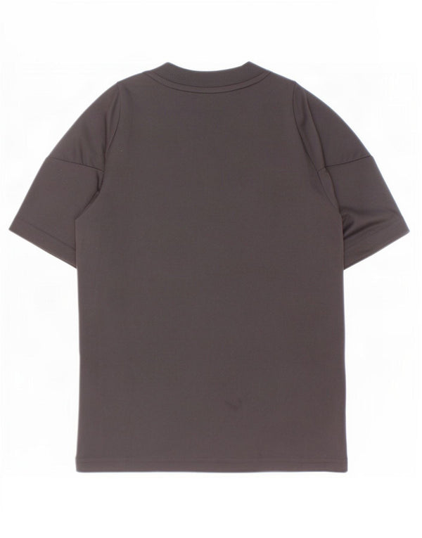 Adidas Aeroready T-Shirt für Jungen, 7–8 Jahre, schwarzes Colourblock-Polyester
