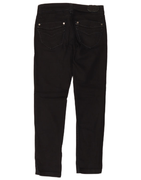 Replay Damen Slim Jeans W27 L32 Schwarze Baumwolle