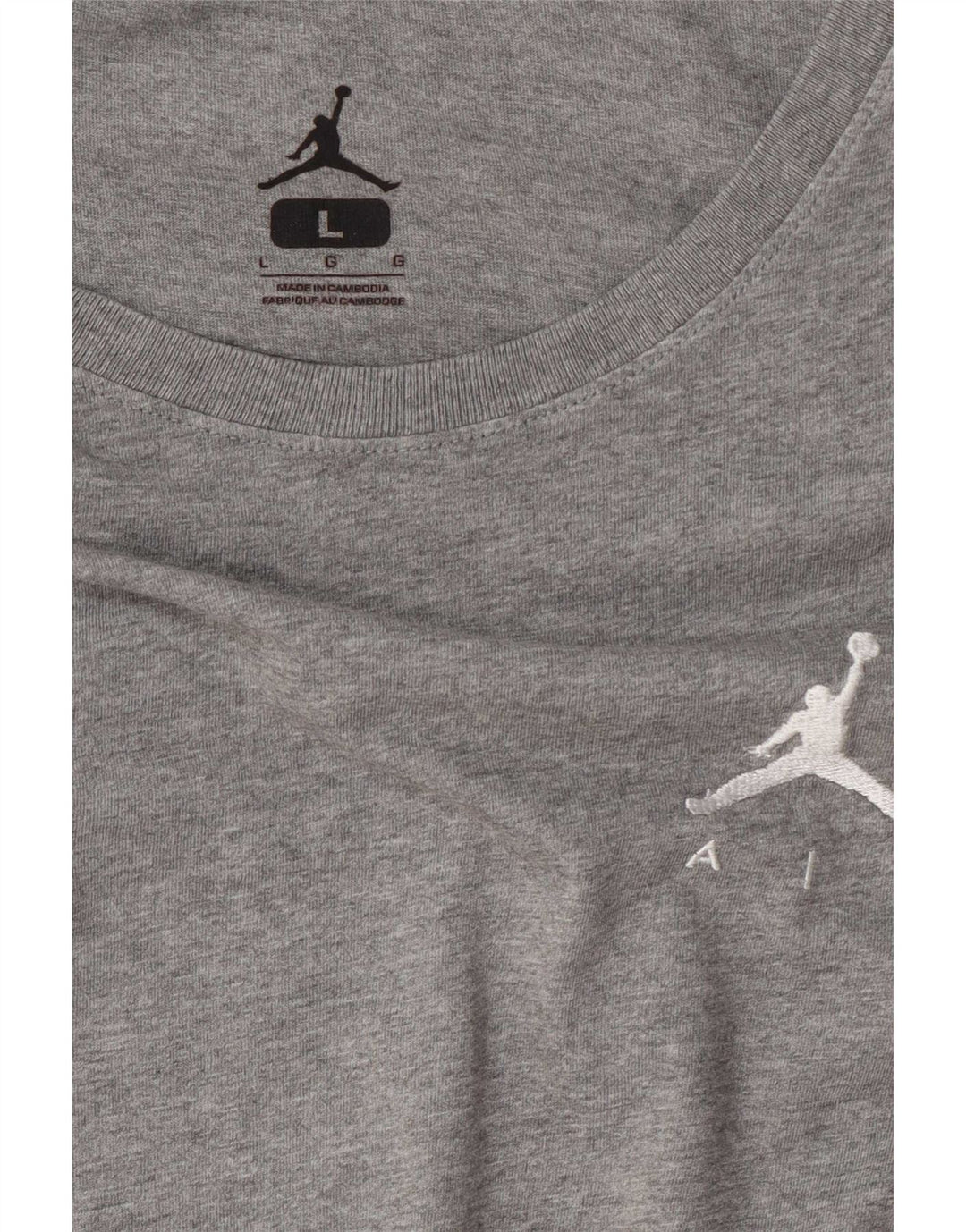 Jordan Damen T-Shirt Top UK 16 Large Grau