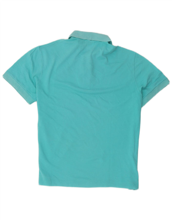 Lacoste Herren-Poloshirt, Größe 5, große türkisfarbene Baumwolle