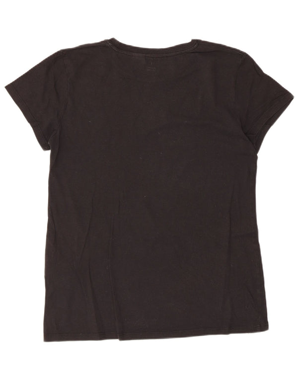 Levi's Damen Grafik-T-Shirt-Top UK 12 Medium Black