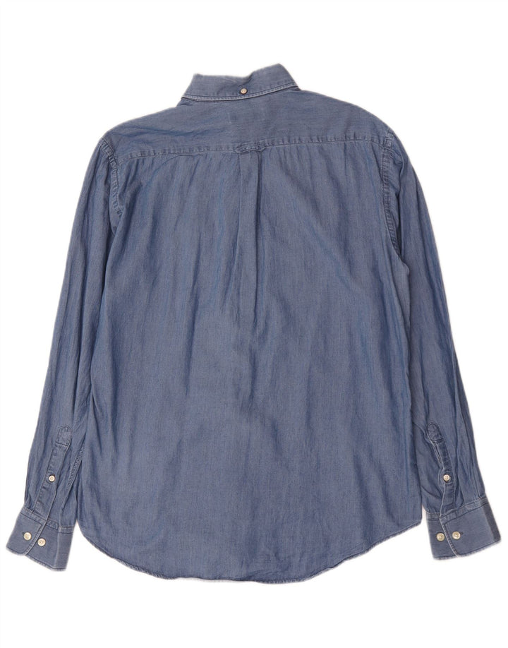 Gant Herren Madison Regular Fit Hemd aus mittelblauer Baumwolle