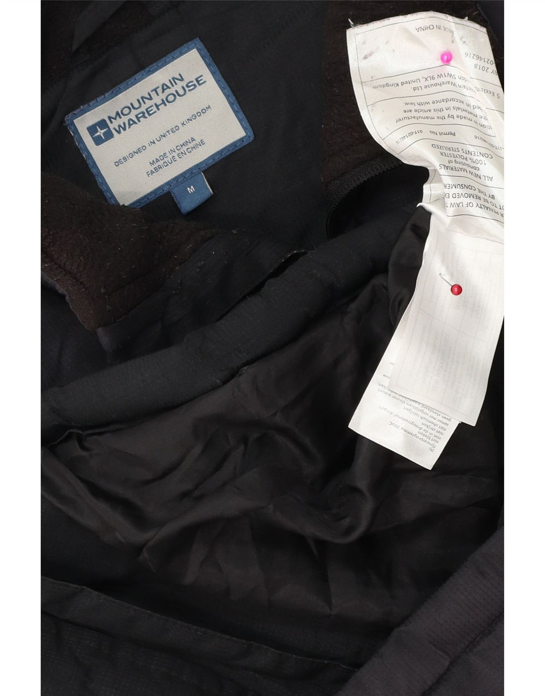 MOUNTAIN WAREHOUSE Wattierte Herrenweste UK 38 Mittelmarineblaues Polyester