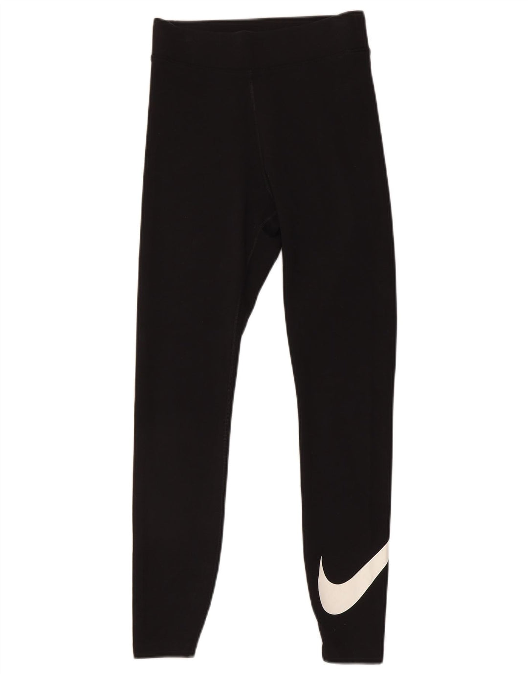 Nike Womens Graphic Leggings UK 8 Small Schwarz Baumwolle