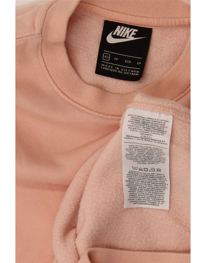 Nike Herren Sweatshirt Pullover XS Rosa Baumwolle