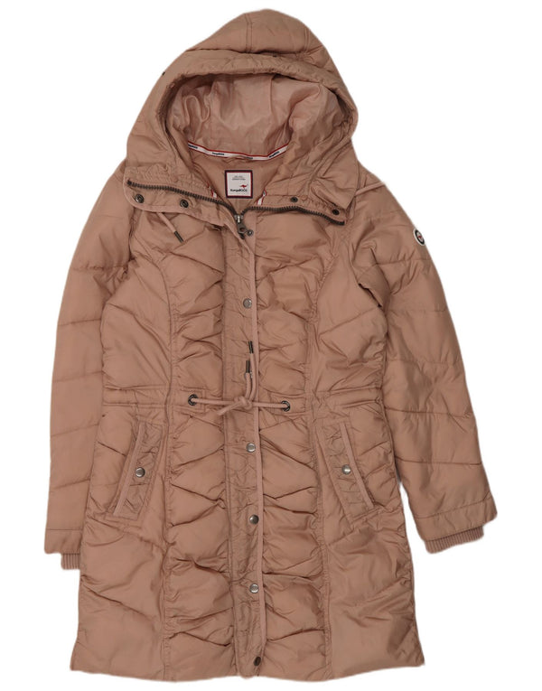Kangaroos Wattierte Damenjacke mit Kapuze, UK 12, mittelrosa, Polyacryl