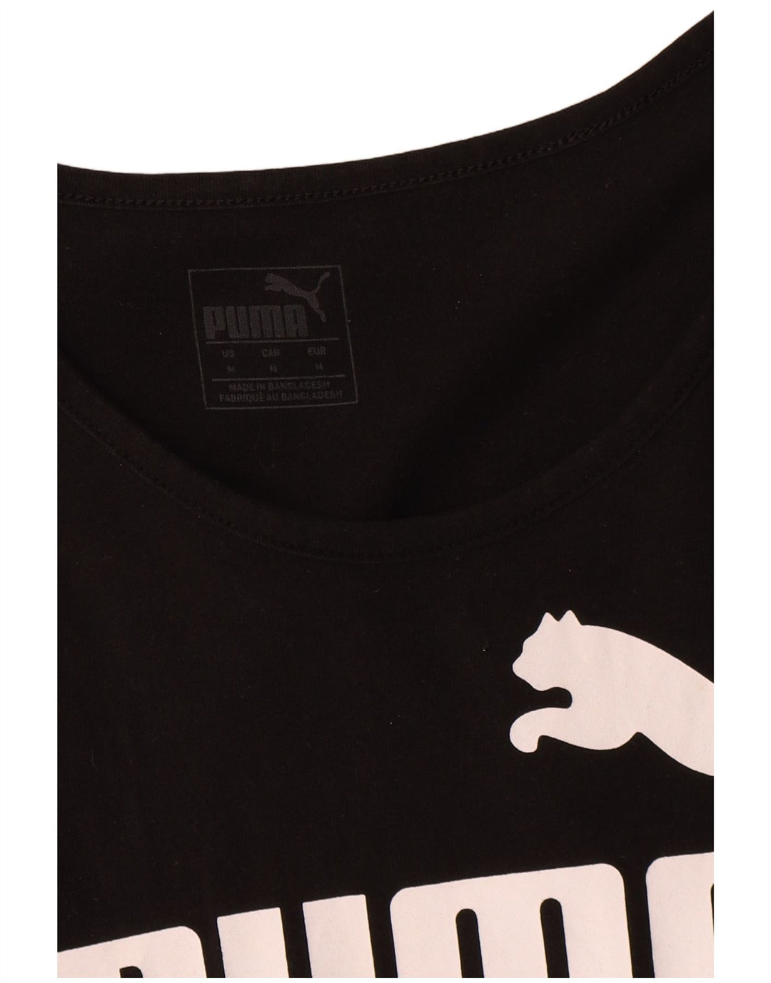 Puma Herren Graphic Vest Top Mittelschwarze Baumwolle