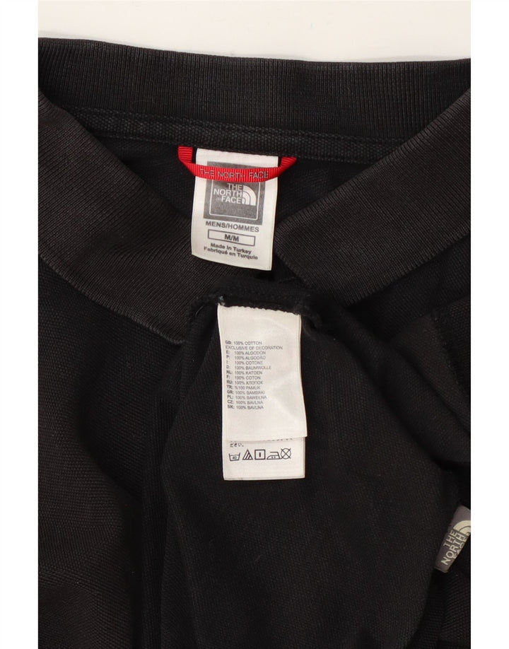 The North Face Herren-Poloshirt aus mittelschwarzer Baumwolle