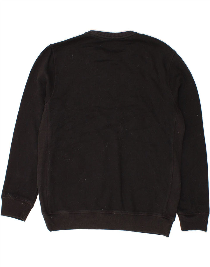 HURLEY Mens Graphic Sweatshirt Jumper Medium Black Cotton Vintage Hurley and Second-Hand Hurley from Messina Hembry 