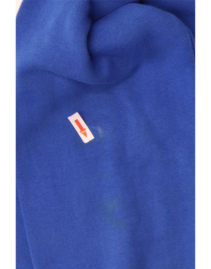 Nike Herren Kapuzenpullover aus mittelblauer Baumwolle