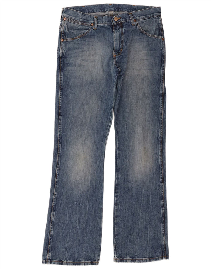 Wrangler Herren Dayton Bootcut Jeans W32 L32 Blaue Baumwolle