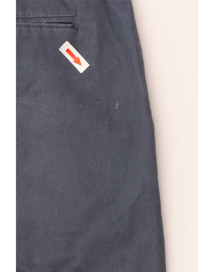 Marks & Spencer Herren-Chinohose mit normaler Passform, W34, L32, Blau, Baumwolle