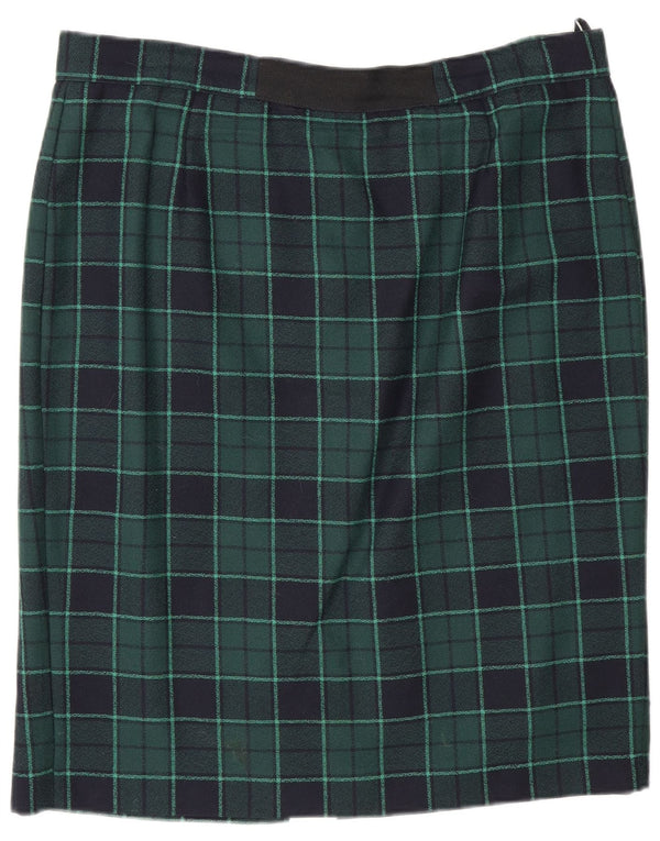 Yarell Damen Bleistiftrock EU 40 Medium W32 Grün kariert