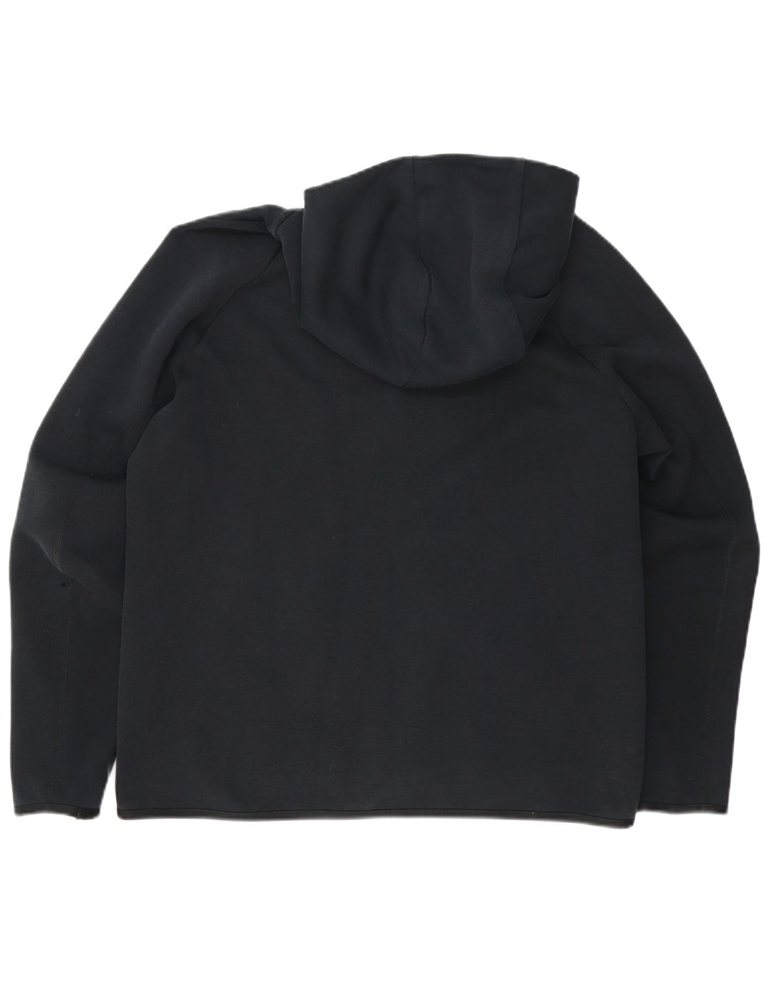 Nike Herren-Kapuzenpullover mit Reißverschluss, groß, aus schwarzer Baumwolle