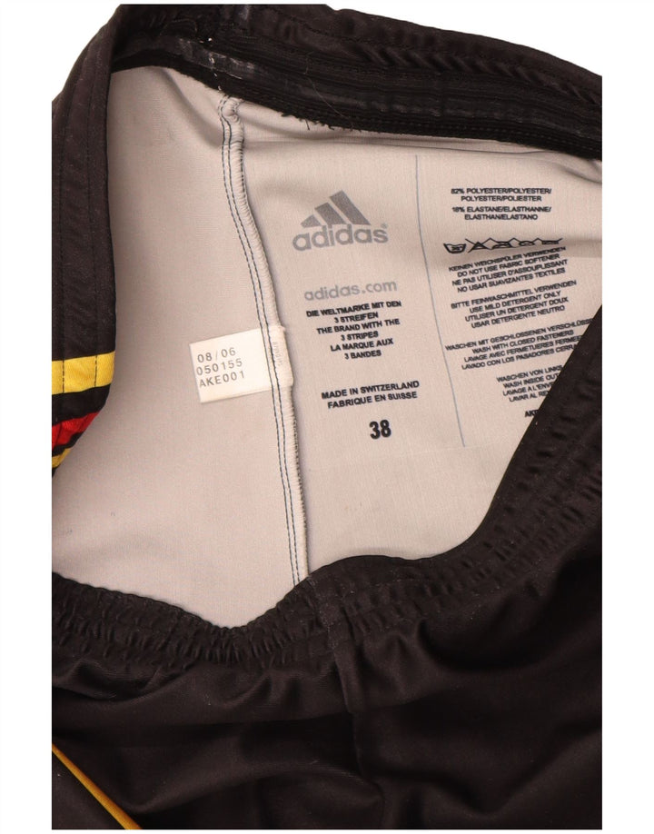 Adidas Damen Wurth Graphic Trainingshose EU 38 Medium Schwarz gestreift