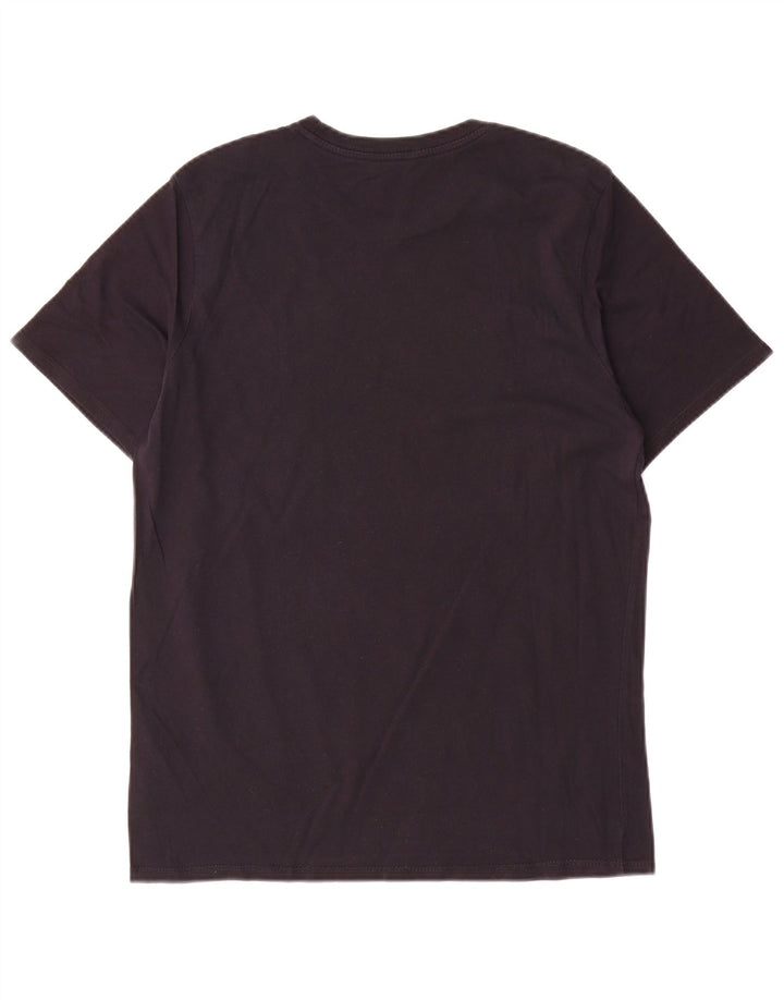 Nike Herren Athletic Cut Graphic T-Shirt-Oberteil aus mittelschwarzer Baumwolle