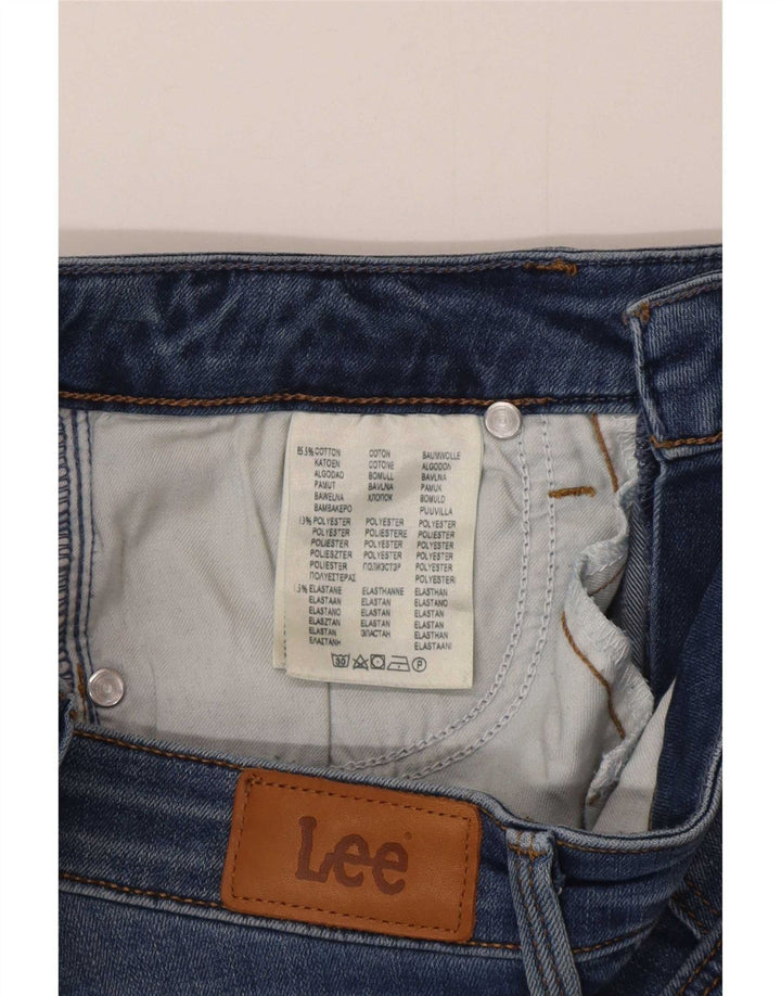 Lee Damen Scarlett verkürzte Jeans W27 L26 blaue Baumwolle