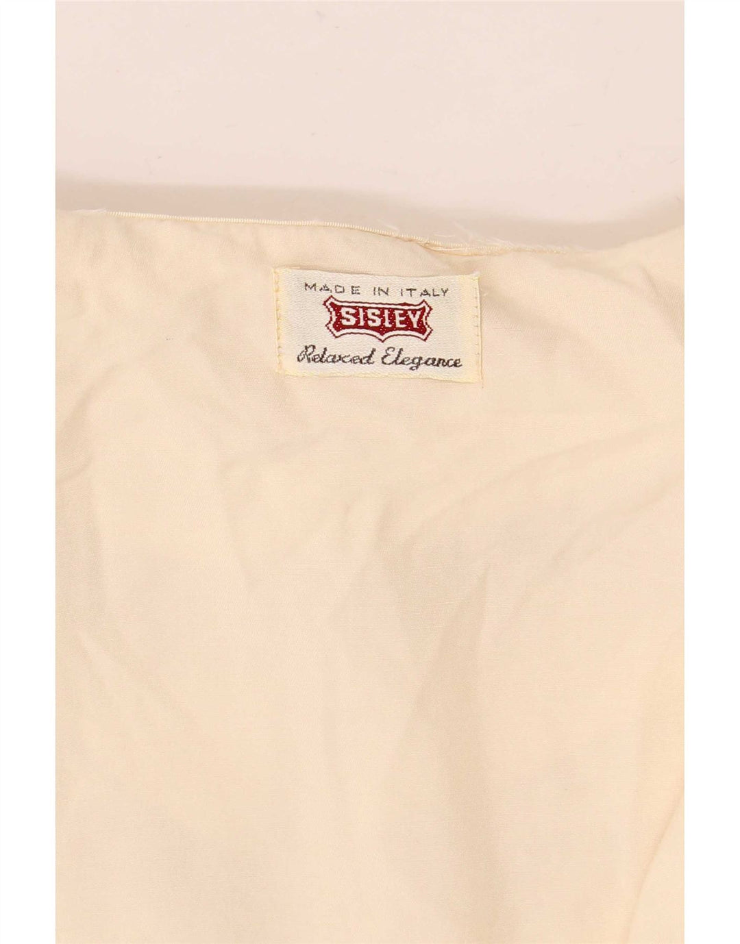 Sisley Damen-Hemdbluse, Gr. 44, Mittelweiß, geblümt