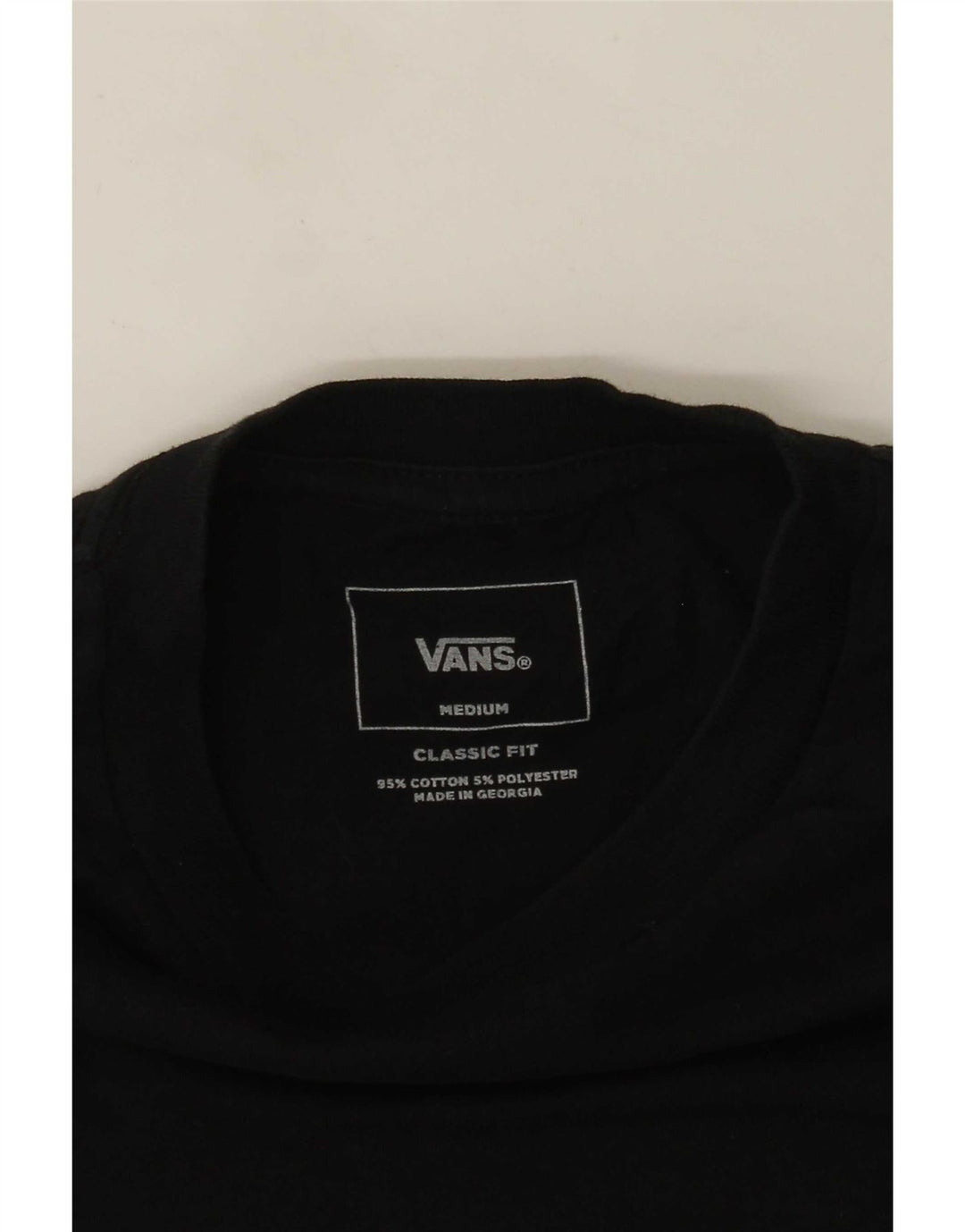 Vans Herren-T-Shirt mit klassischer Passform aus mittelgrauer Colourblock-Baumwolle