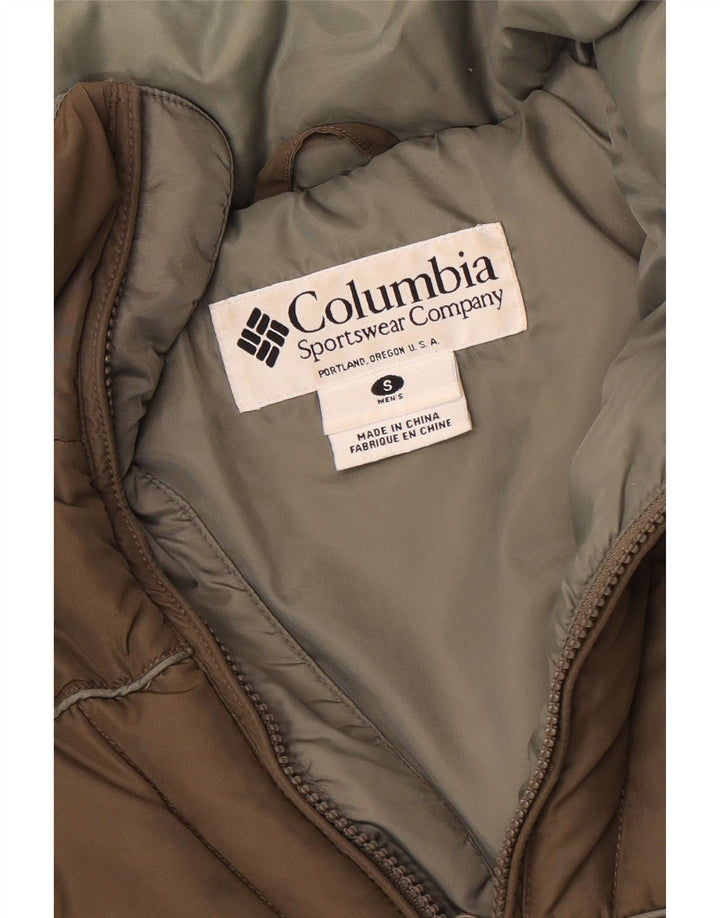 Columbia Herren Loose Fit Wattierte Jacke UK 36 Small Khaki