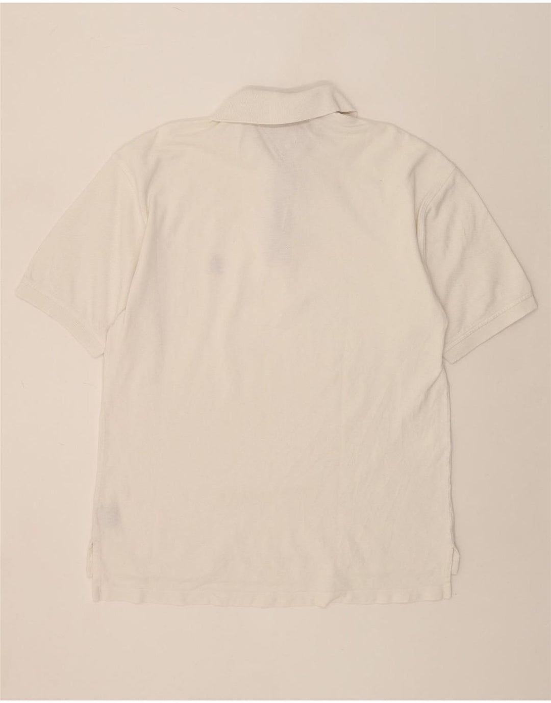 TOMMY HILFIGER Mens Polo Shirt XL White Cotton Vintage Tommy Hilfiger and Second-Hand Tommy Hilfiger from Messina Hembry 
