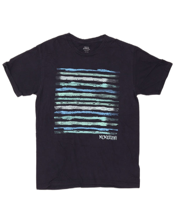Izod Herren-T-Shirt mit Salzwasser-Grafik, Größe S, marineblau, Baumwolle