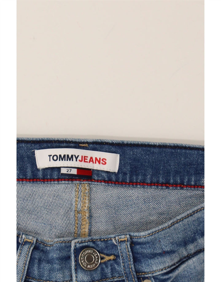 TOMMY HILFIGER Womens Denim Shorts W27 Small Blue Cotton Vintage Tommy Hilfiger and Second-Hand Tommy Hilfiger from Messina Hembry 