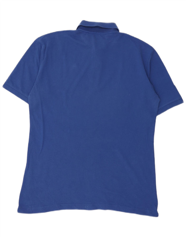 Kappa Herren Poloshirt XL Blau Baumwolle