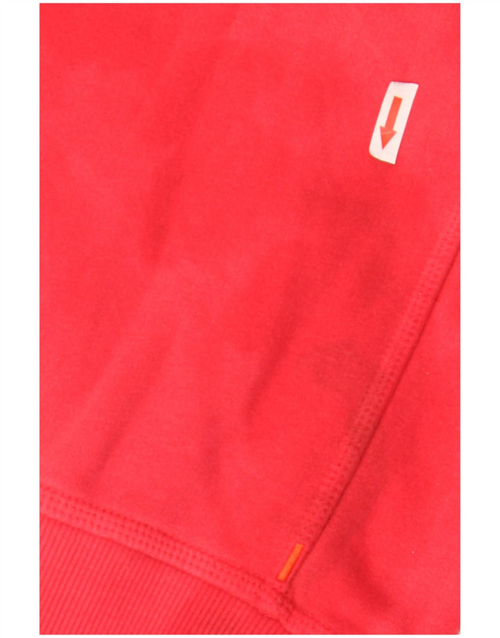 Superdry Herren-Kapuzenpullover mit Grafik, Größe L, Rot