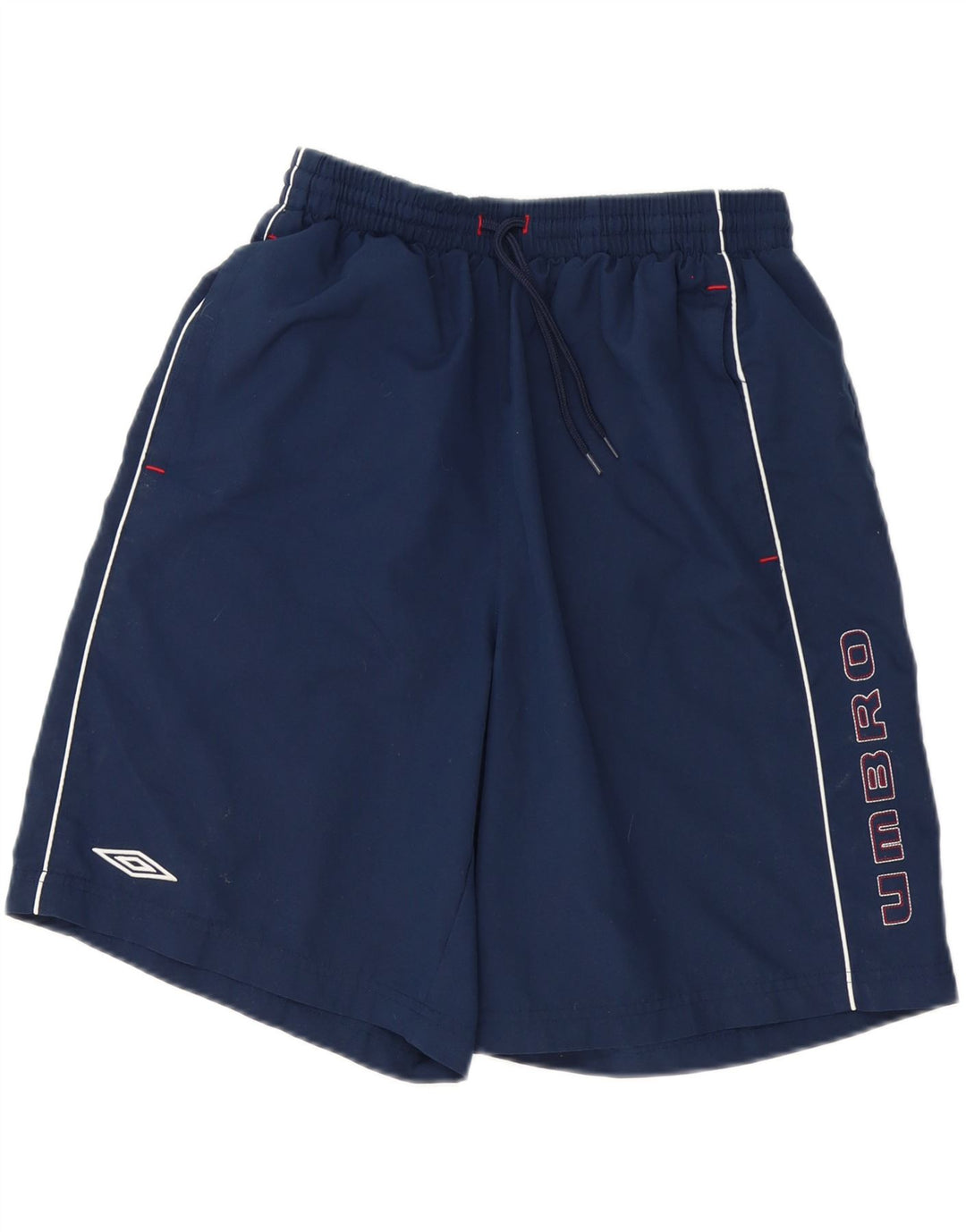 Umbro Herren-Badeshorts mit Grafik, groß, marineblaues Polyester
