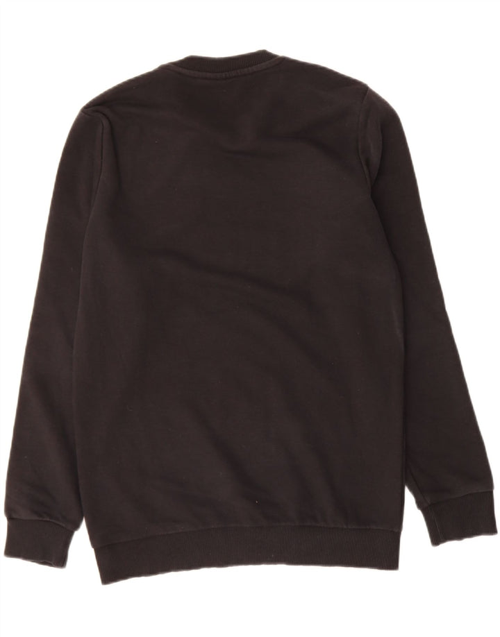 FILA Mens Graphic Sweatshirt Jumper Small Black Cotton