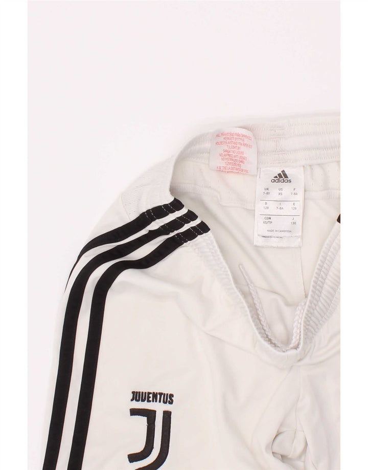 Adidas Juventus Graphic Sportshorts für Jungen, 7–8 Jahre, weißes Polyester