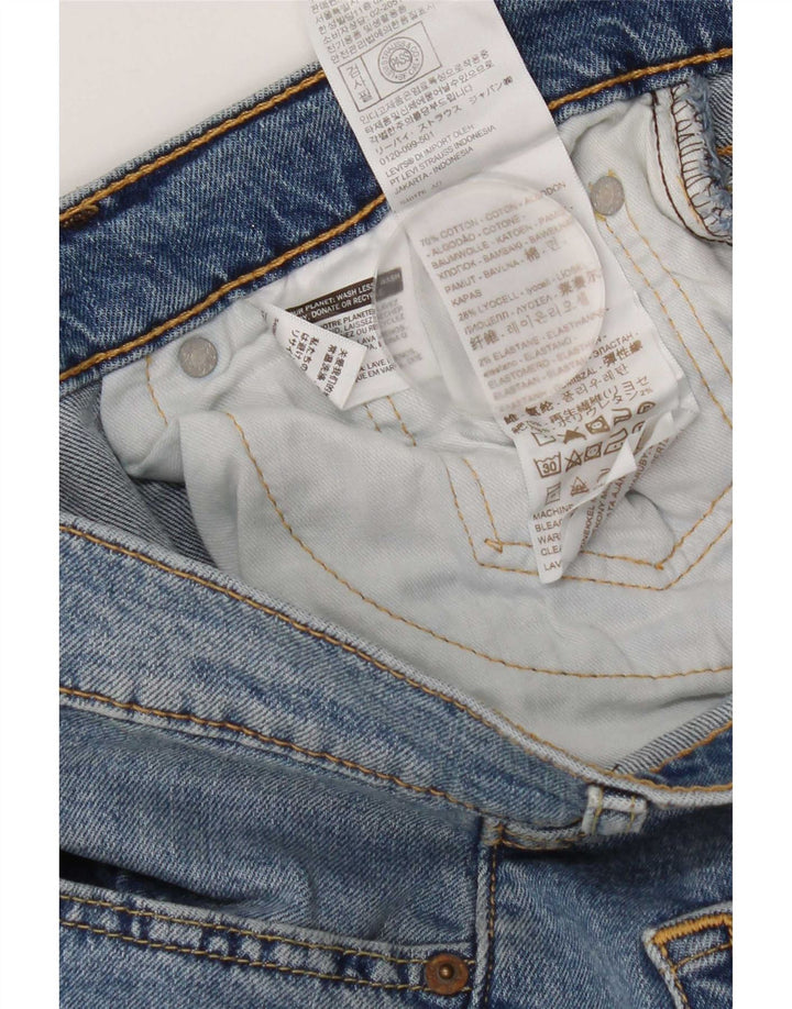 Levi's Herren 514 Straight Jeans W32 L32 Blaue Baumwolle