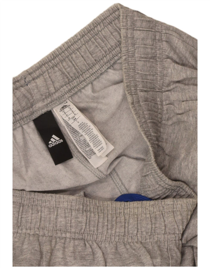Adidas Herren Trainingshose Jogger mittelgraue Baumwolle
