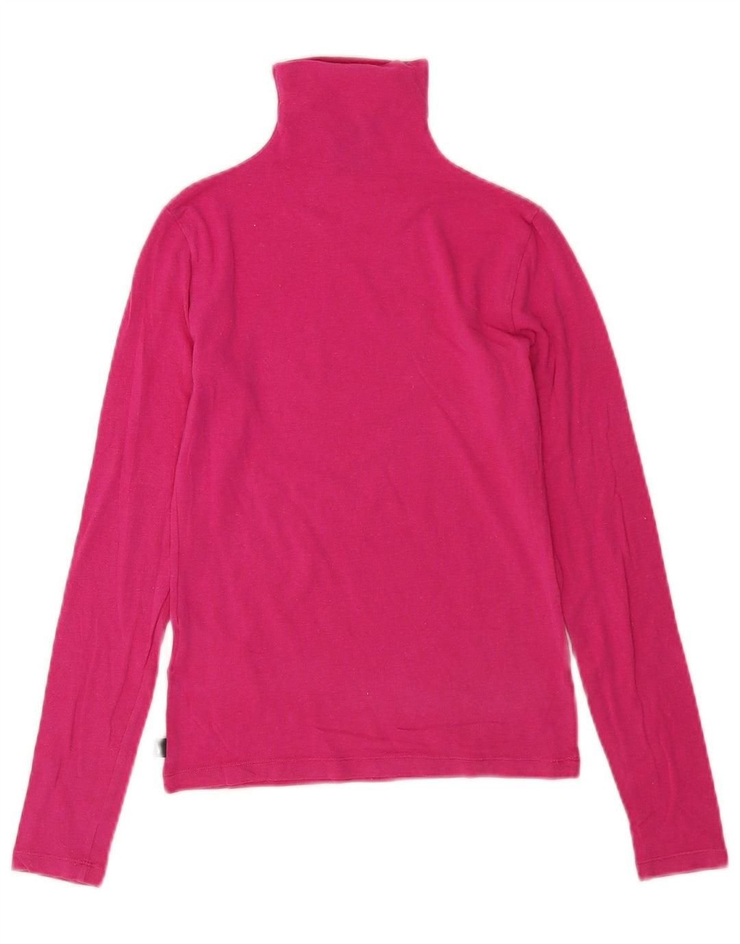 Nike Damen Top Langarm UK 8/10 Small Rosa Baumwolle