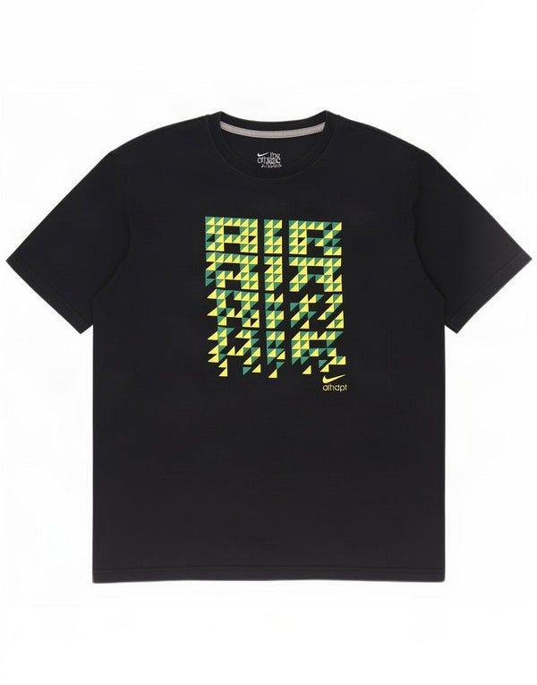 Nike Herren Standard Fit Graphic T-Shirt Top UK 46/48 XL Schwarz