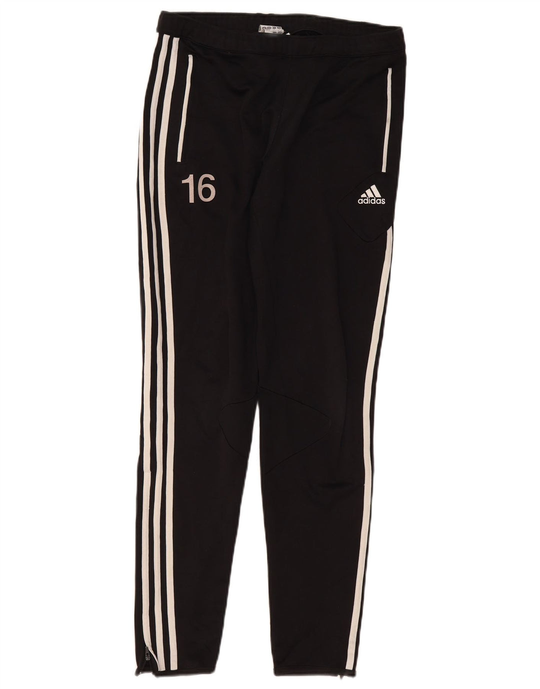 Adidas Damen Graphic Trainingshose UK 12/14 Mittelschwarzes Polyester