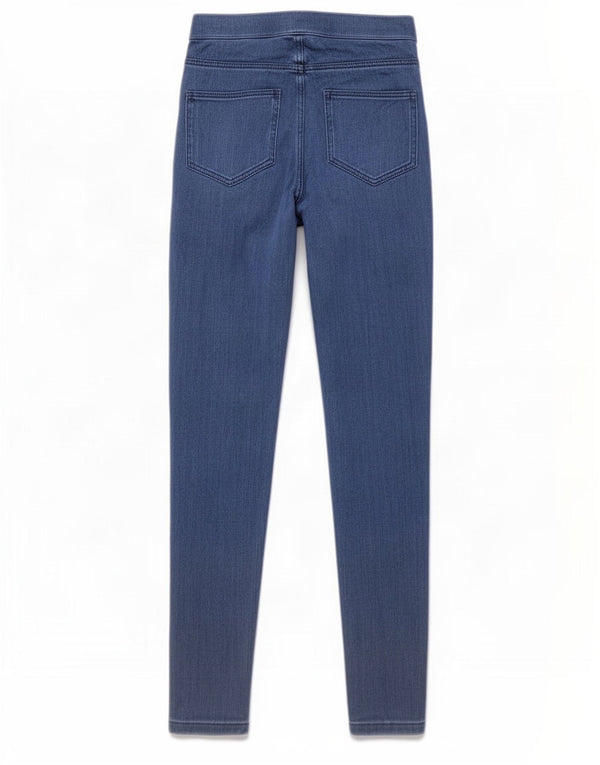 Marks & Spencer Damen Jegging-Jeans UK 8 Small W26 L30 Blaue Baumwolle