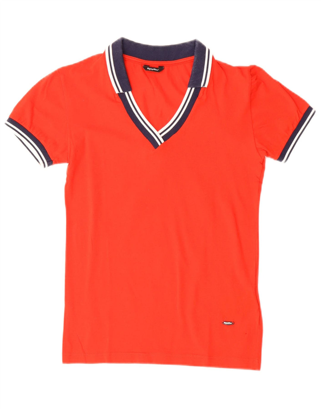 Refrigiwear Damen Poloshirt UK 8 Small Rote Baumwolle