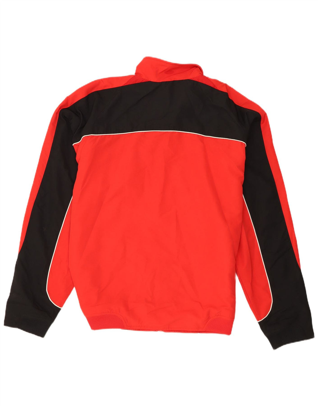 Adidas Herren Trainingsanzug Top Jacke UK 48/50 XL Rot Colourblock Polyester