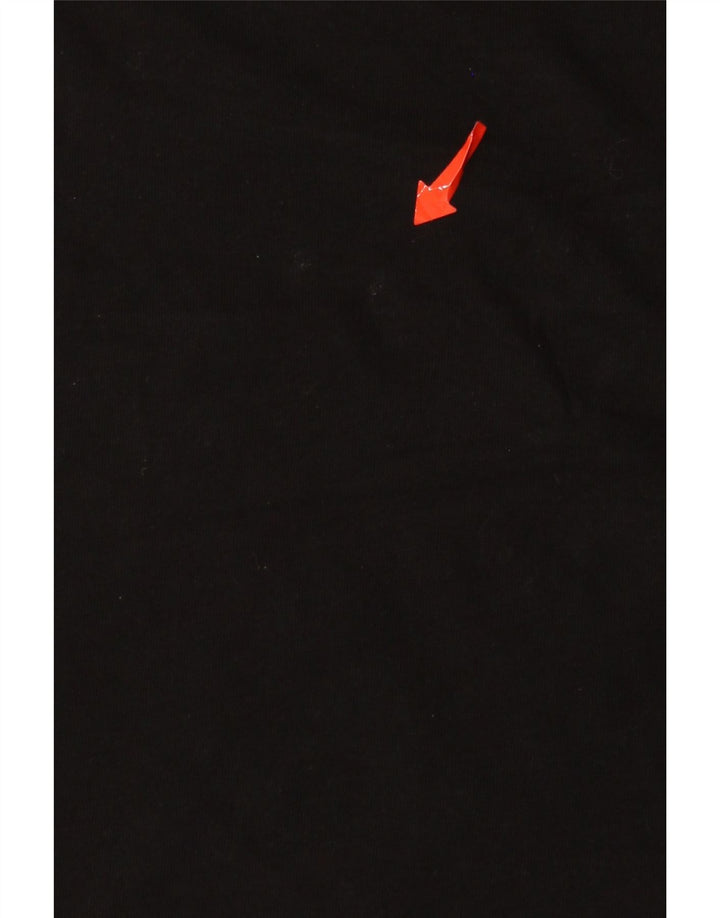 Hugo Boss Herren T-Shirt Top Large Schwarz Baumwolle