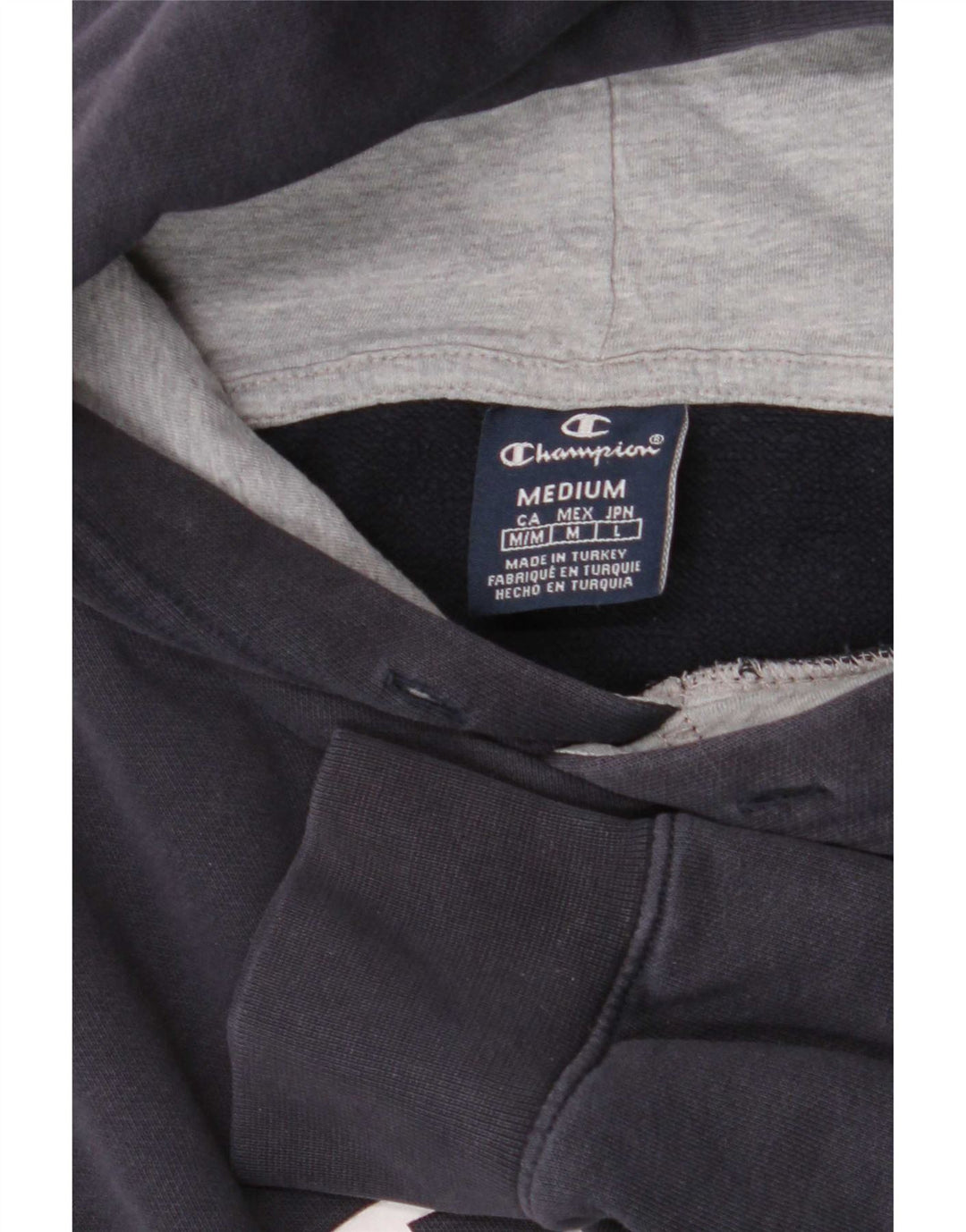 Champion Herren-Kapuzenpullover mit Grafik, mittelgroß, Marineblau