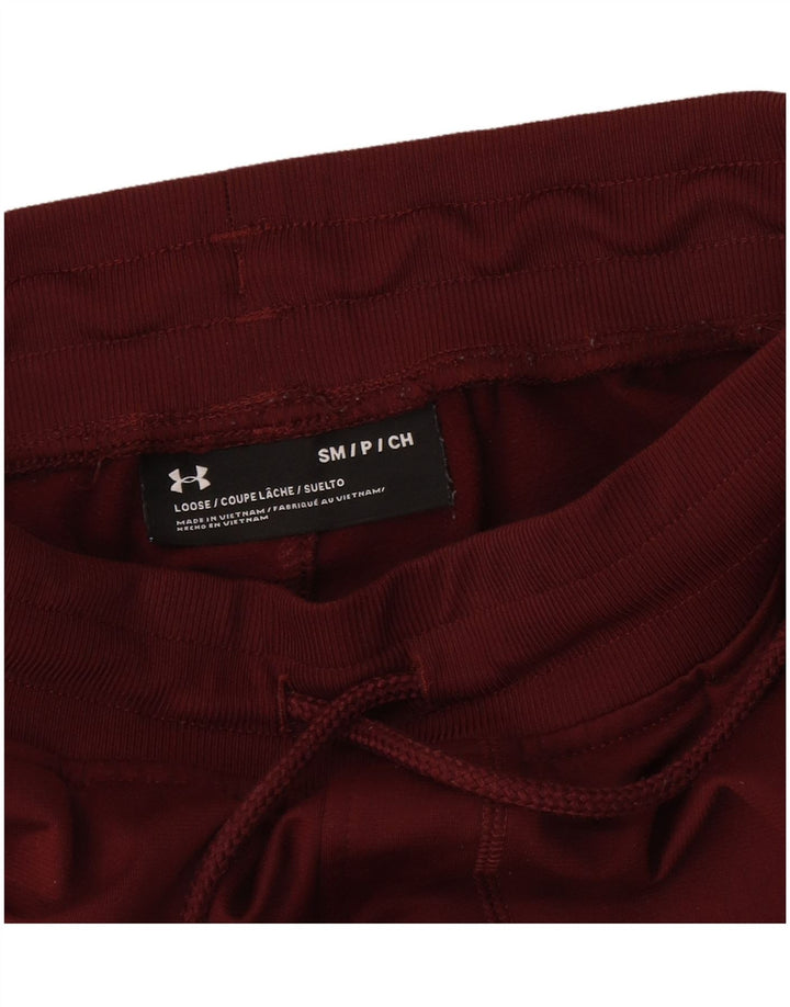 Under Armour Herren-Trainingshose, Jogginghose, Größe S, Burgunderrot