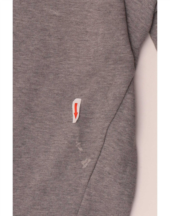 Nike Herren-Trainingshose, große graue Colourblock-Baumwolle