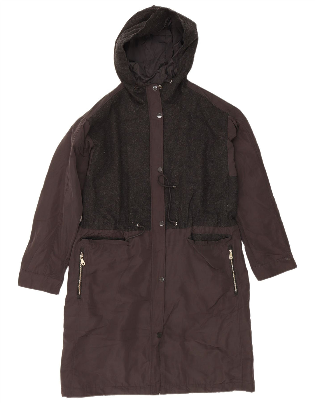 Massimo Dutti Damen-Windbreaker-Mantel, UK 14, mittleres Marineblau, Farbblock