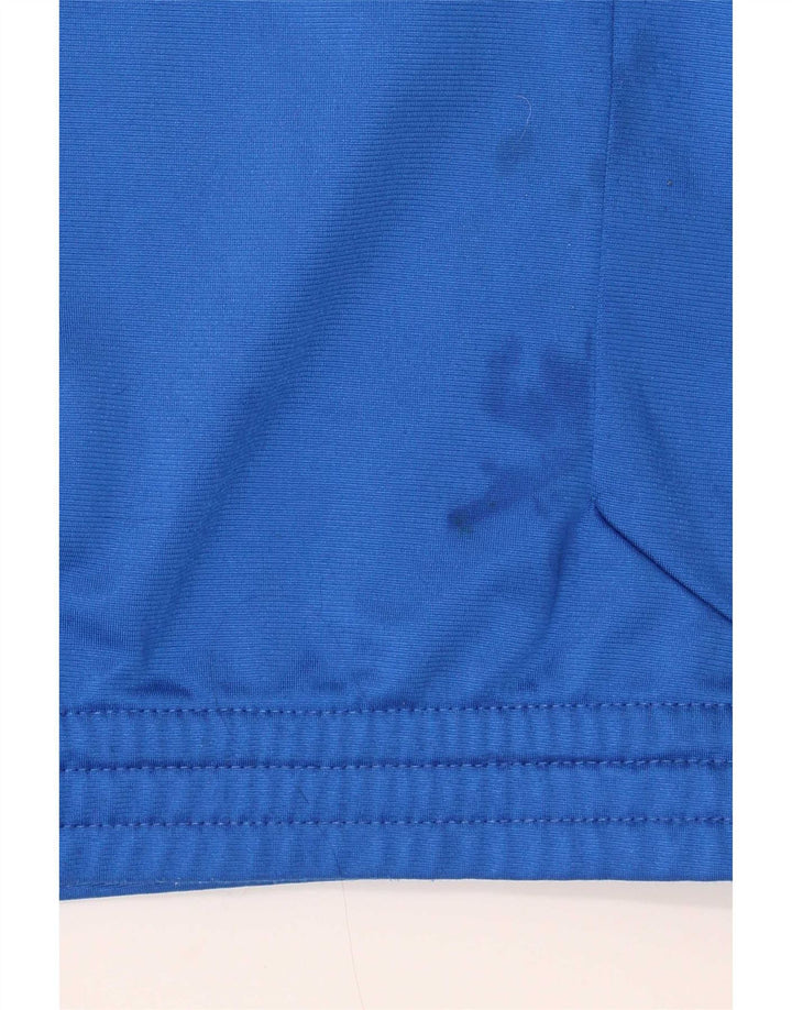 Adidas Jungen Trainingsanzug Top Jacke 11-12 Jahre Blaues Polyester