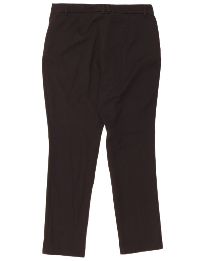Marks & Spencer Damen Slim Freizeithose W34 L31 Schwarz Polyester