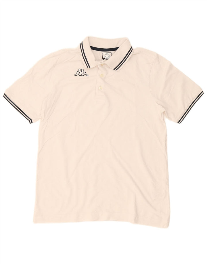 KAPPA Herren Poloshirt Mittelweiße Baumwolle