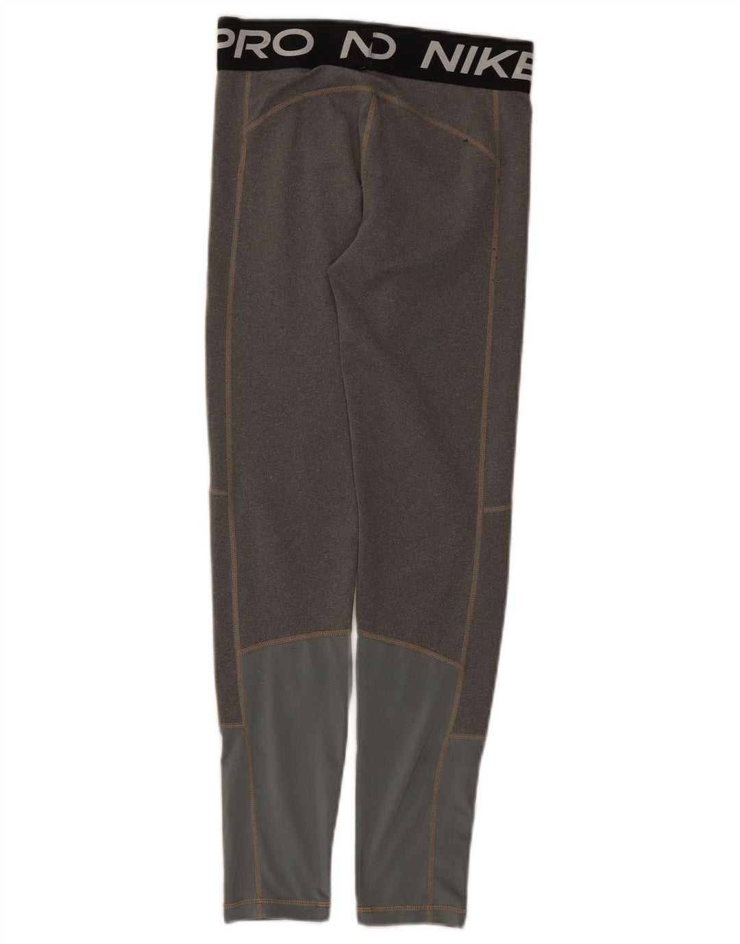 Nike Mädchen-Grafik-Leggings, 12–13 Jahre, groß, graues Colourblock-Polyester